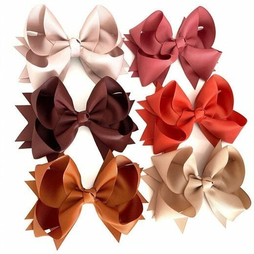 Fall Whimsical Butterfly Bow Clips - Girls Hair Accessories - Hair Clip Collection