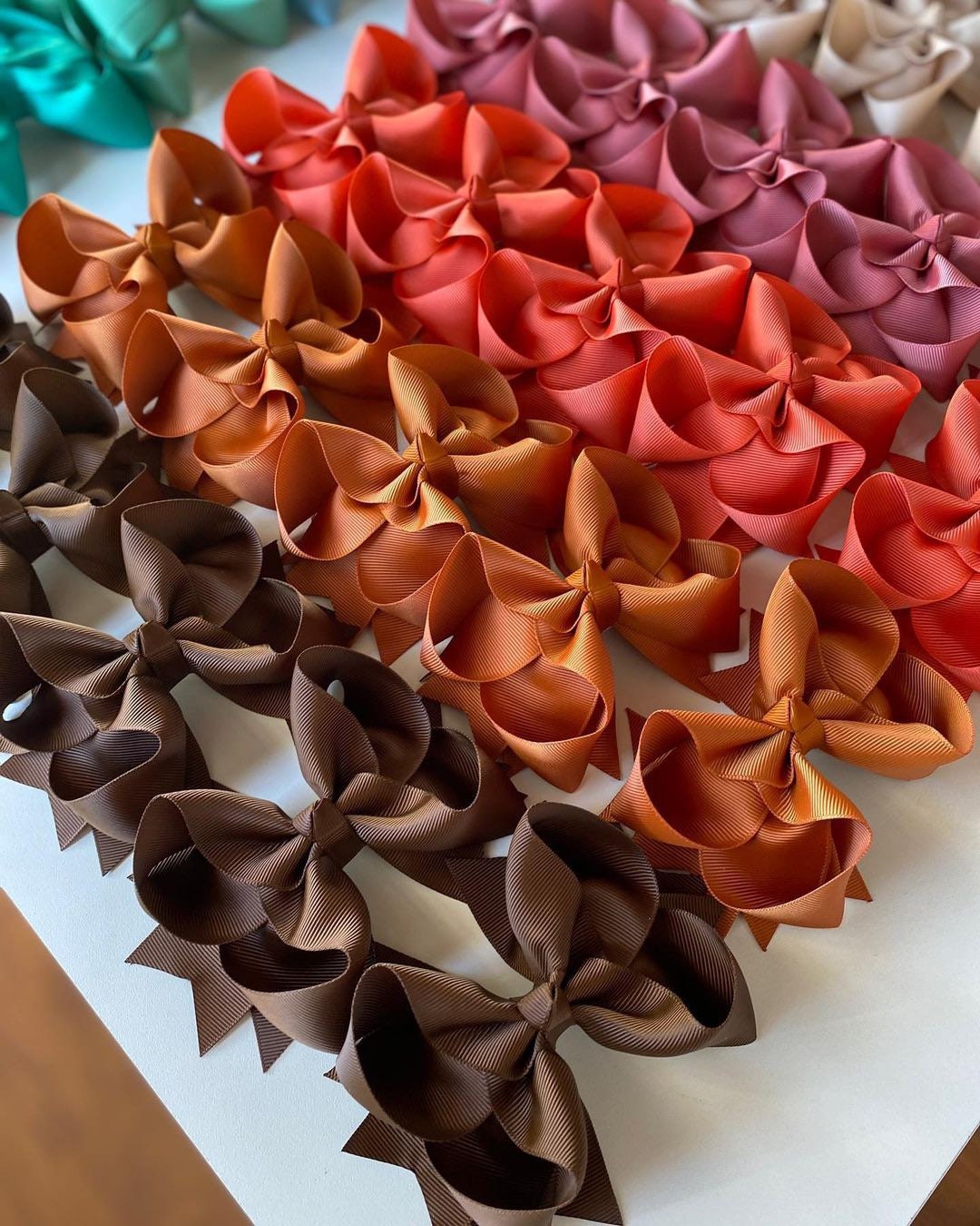 Fall Whimsical Butterfly Bow Clips - Girls Hair Accessories - Hair Clip Collection