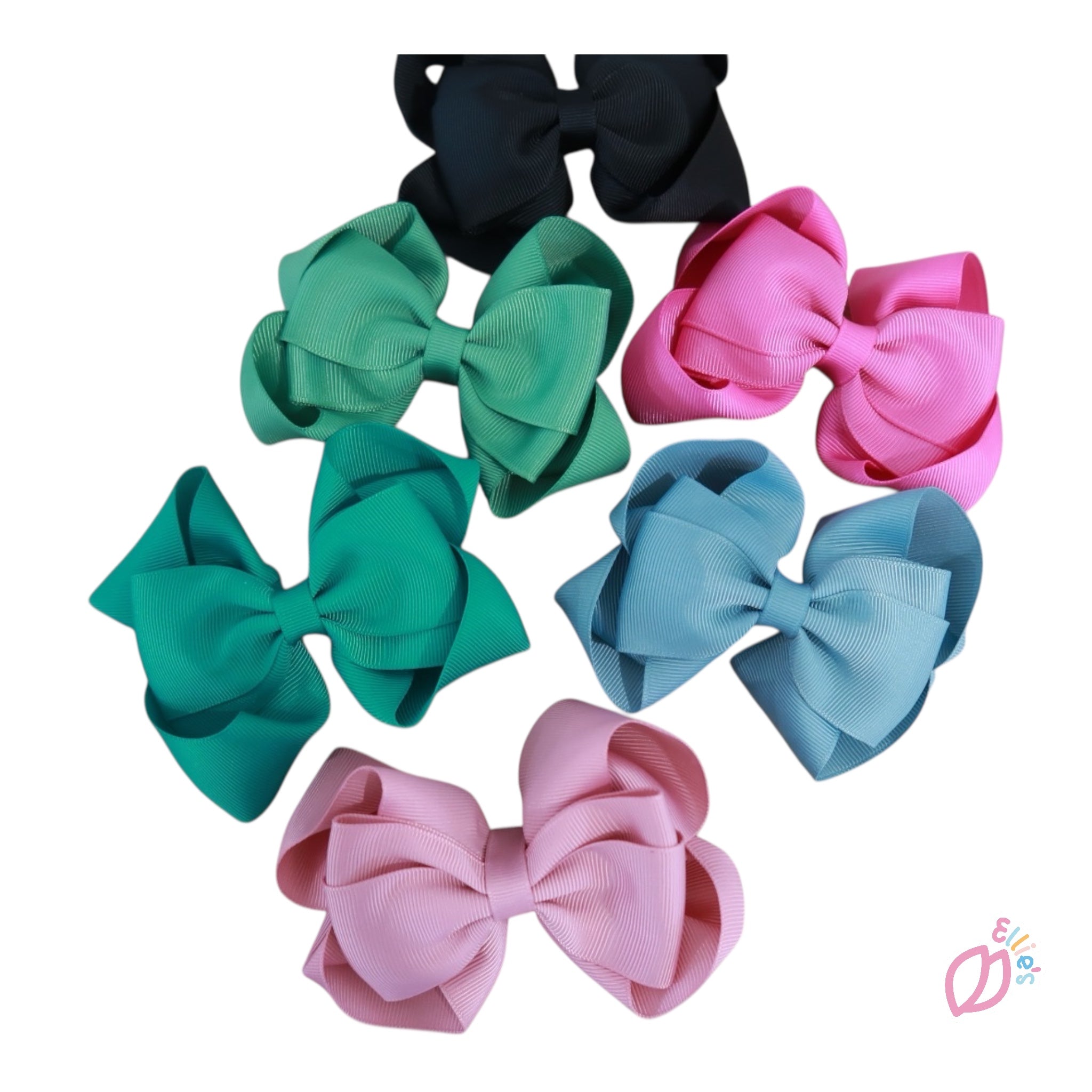 Pastel Grosgrain Hair Bow | Boutique Handmade Alligator Clip