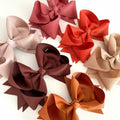Fall Whimsical Butterfly Bow Clips - Girls Hair Accessories - Hair Clip Collection